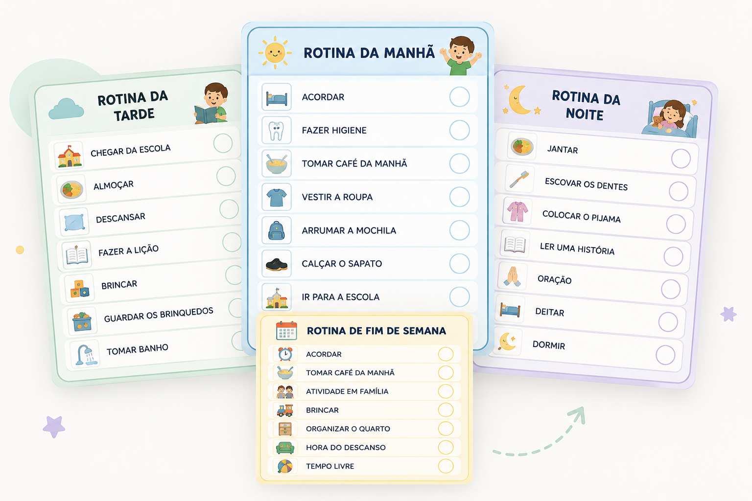 ESCOLHA A ROTINA