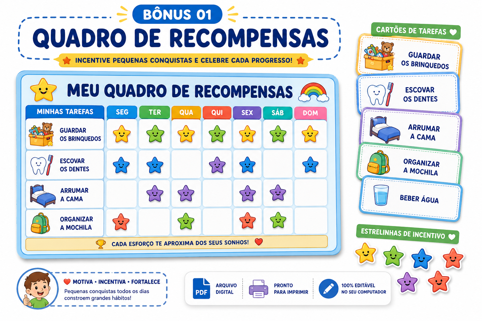 QUADRO DE RECOMPENSAS